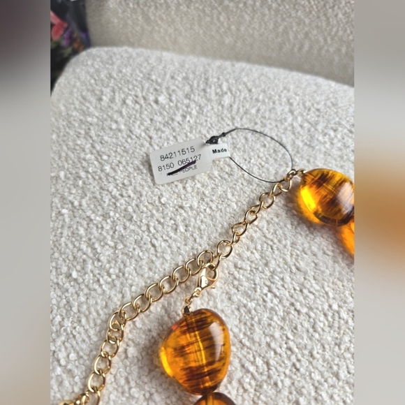 NWT! Free People, Wasted Youth Choker, Amber Tone, MSRP $48 - Picture 8 of 9